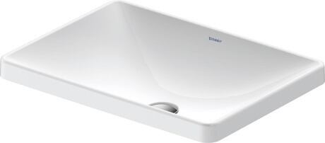 Duravit D-Neo Countertop Basin without Overflow, No Tap Hole
