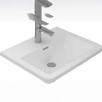 سانيبيور أوبيرون Counter-Top Wash Basin 55 cm – White