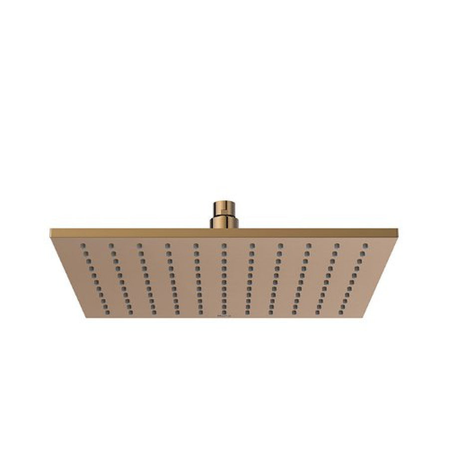 Squared shower head RainSense Rose Gold Roca