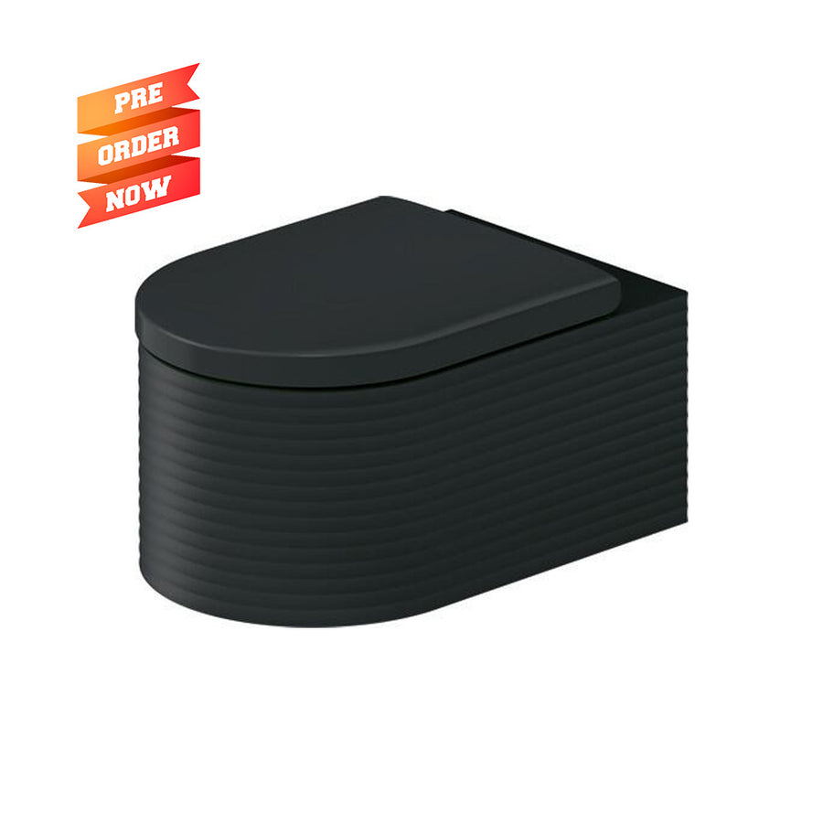 Duravit Millio Wall-Mounted Toilet Matt Dark