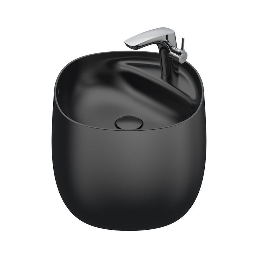 Roca Wall Mounted Bathroom Basin 47x46 cm Onyx