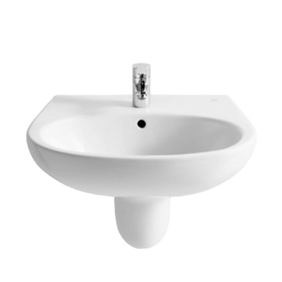 Roca Siza Wash Basin 60x50 cm with Integrated Semi Pedestal