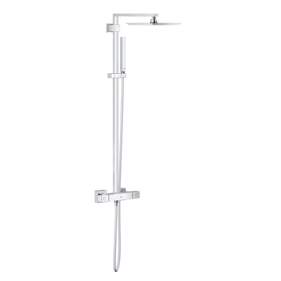 Square Shower Set EUPHORIA CUBE Chrome Grohe