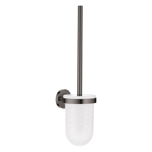 Grohe Essentials Toilet Brush Set Glossy Black