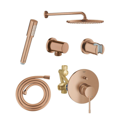 Grohe Shower Set Matt Rose Gold