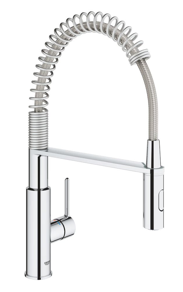 Grohe Get High-Neck Pullout Kitchen Mixer Chrome