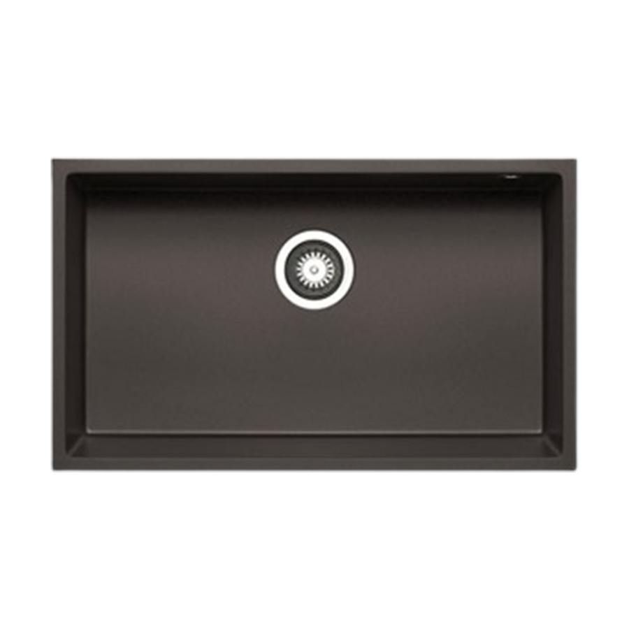 Pyramis Tetragon Kitchen Sink 70×40 cm Black