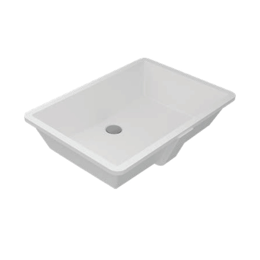 Sanipure Sirius Under counter Rectangle Bathroom Basin 60x40 cm