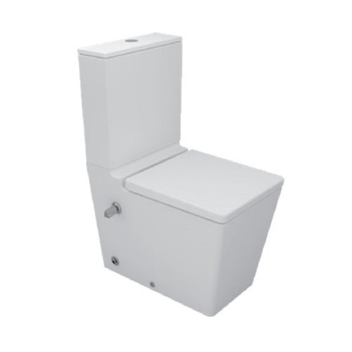 Sanipure Kepler Close Coupled Toilet Seat White