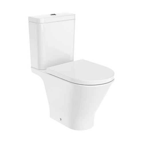 Roca Gap Close Coupled Toilet Seat White