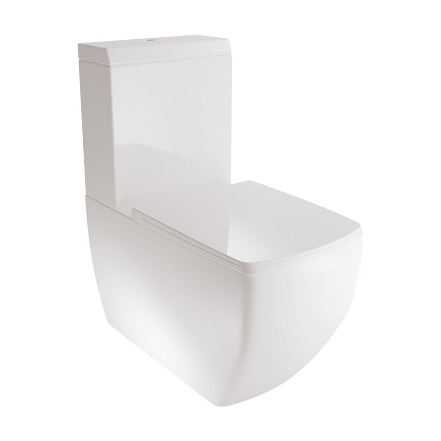 White Ville Edgy Close Coupled Toilet White