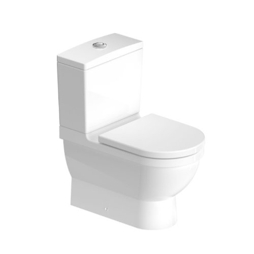 Duravit Starck 3 Close Coupled Toilet Seat White