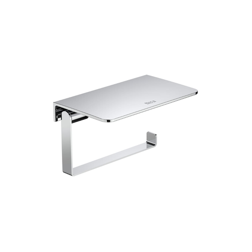 Roca Hotels Toilet Roll Holder with Shelf Chrome