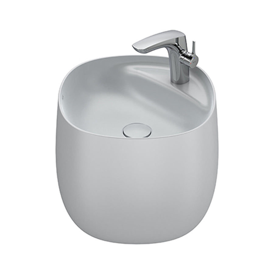 Roca Beyond Wall Mounted Bathroom Basin 43x43 cm Light