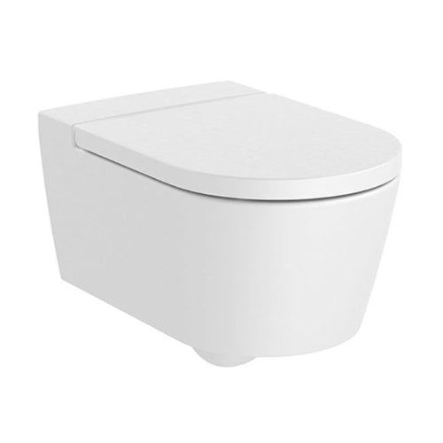 Roca Inspira Wall-Mounted Toilet Seat Matt White