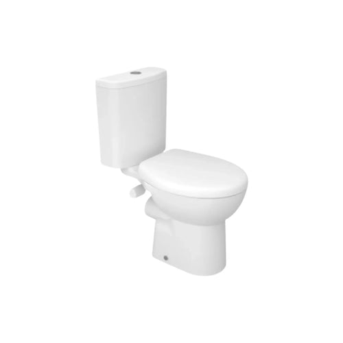 Floor stand Toilet with douche Flora White