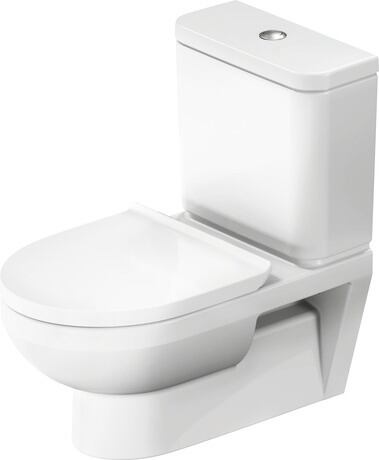 Duravit No.1 Close-Coupled Rimless Toilet incl. Fixing Set