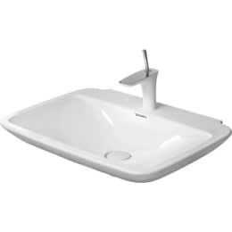 Duravit PuraVida Washbasin without Overflow, With Tap Hole, Deep
