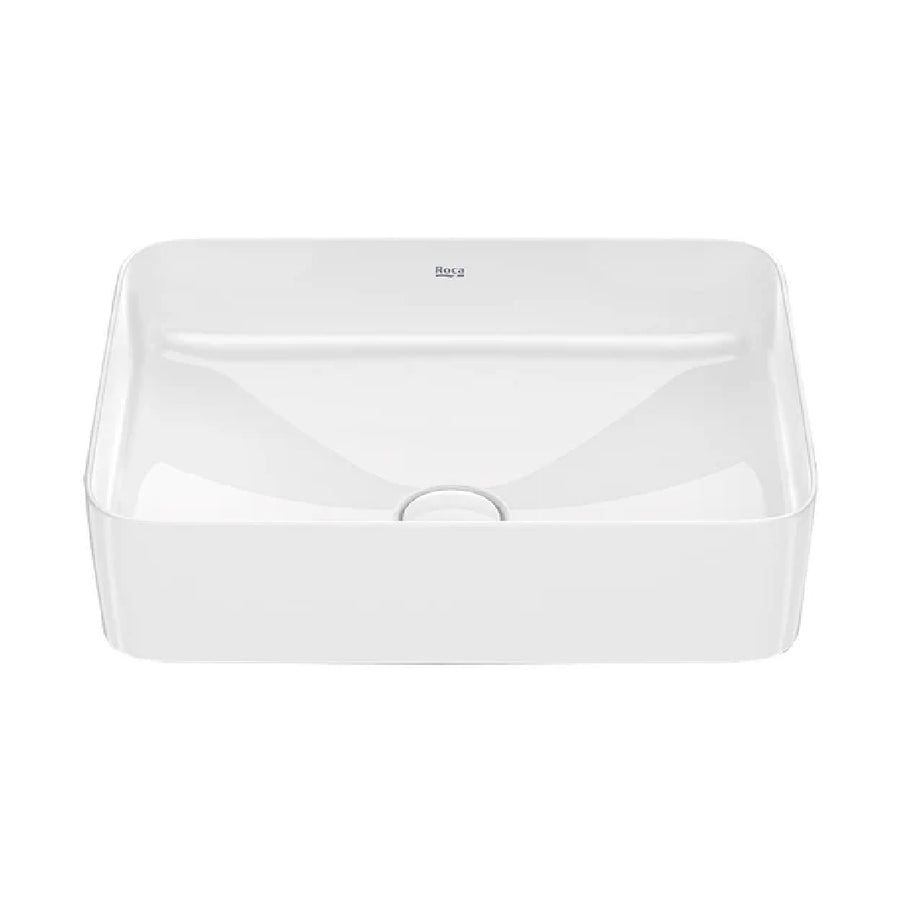 Roca Inspira Over Counter Top Rectangle Bathroom Basin 50x37 cm