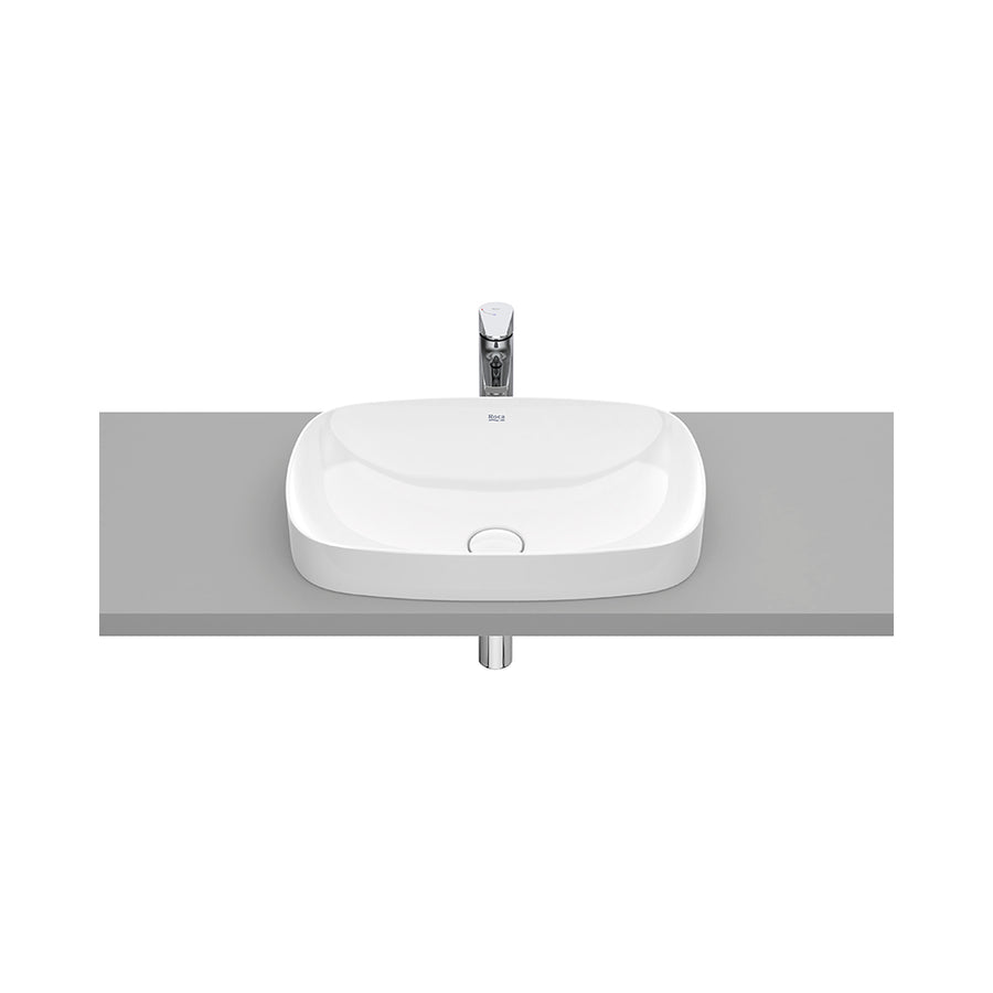 Roca Inspira Bathroom Basin Over Counter Top Rectangle 55x37 cm