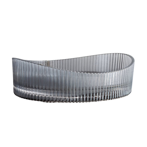 Drop Decorative Glass Wash Basin Dark