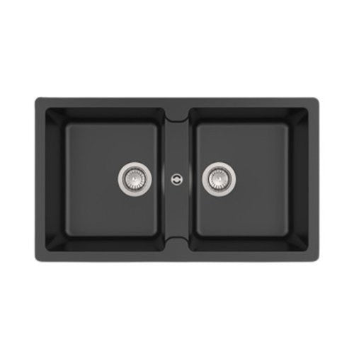 Roca Bergen Kitchen Sink 50×86 cm Matt Black