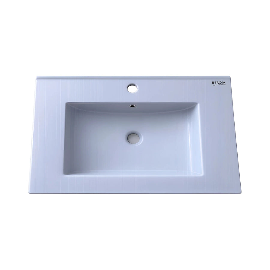Local white washbasin 60 cm