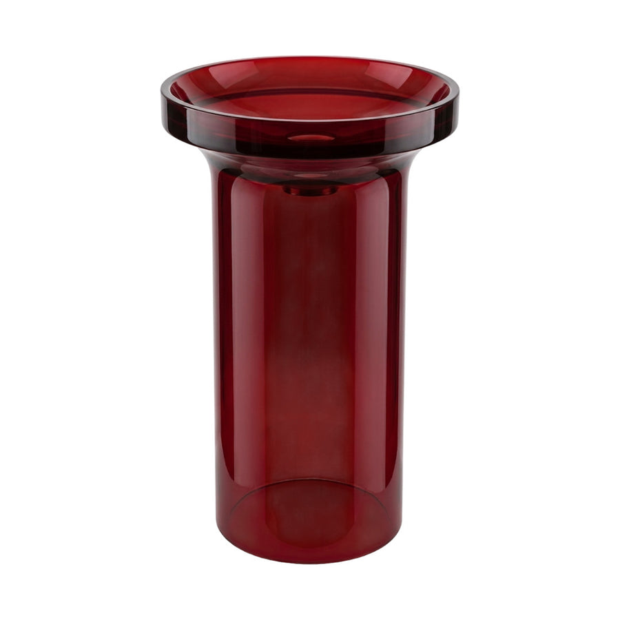 Drop Glass Decorative Wash Basin Red