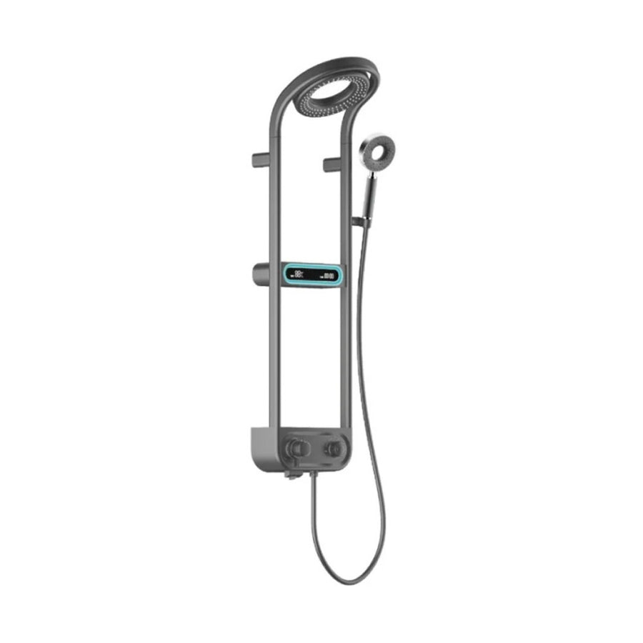 Gawad Round Shower Panel Gray