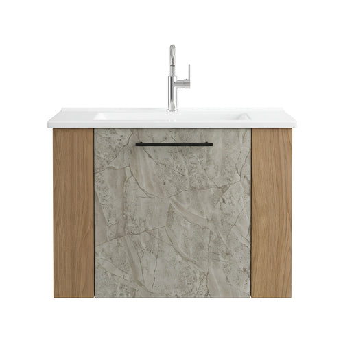 Beroia Furniture Unit with Washbasin 60×46 cm Aris grey
