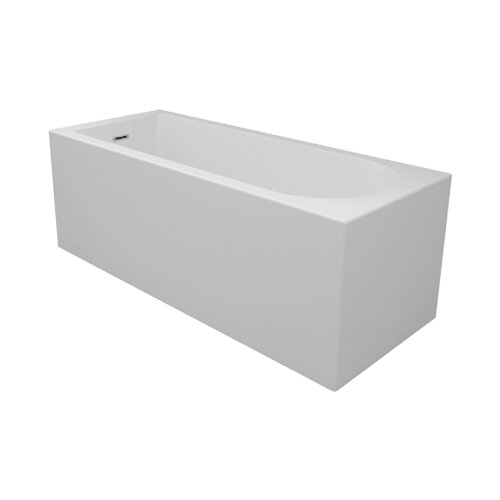 Sanipure Trevi Seamless Rectangle Bathtub 170 x 70 x 55 cm White