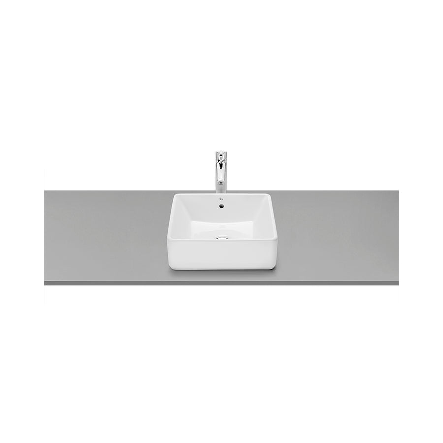 Roca The Gap Over Counter Top Rectangle Bathroom Basin 37x39 cm