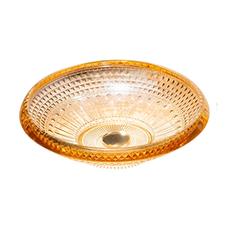Drop Decorative Round Glass Wash Basin