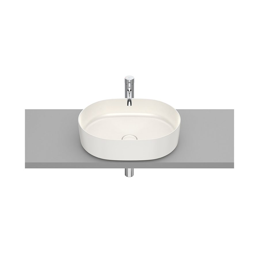 Roca Inspira Over Counter Top Round Bathroom Basin 50x37 cm