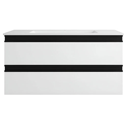 Beroia Furniture Unit with Washbasin 80×46 cm White