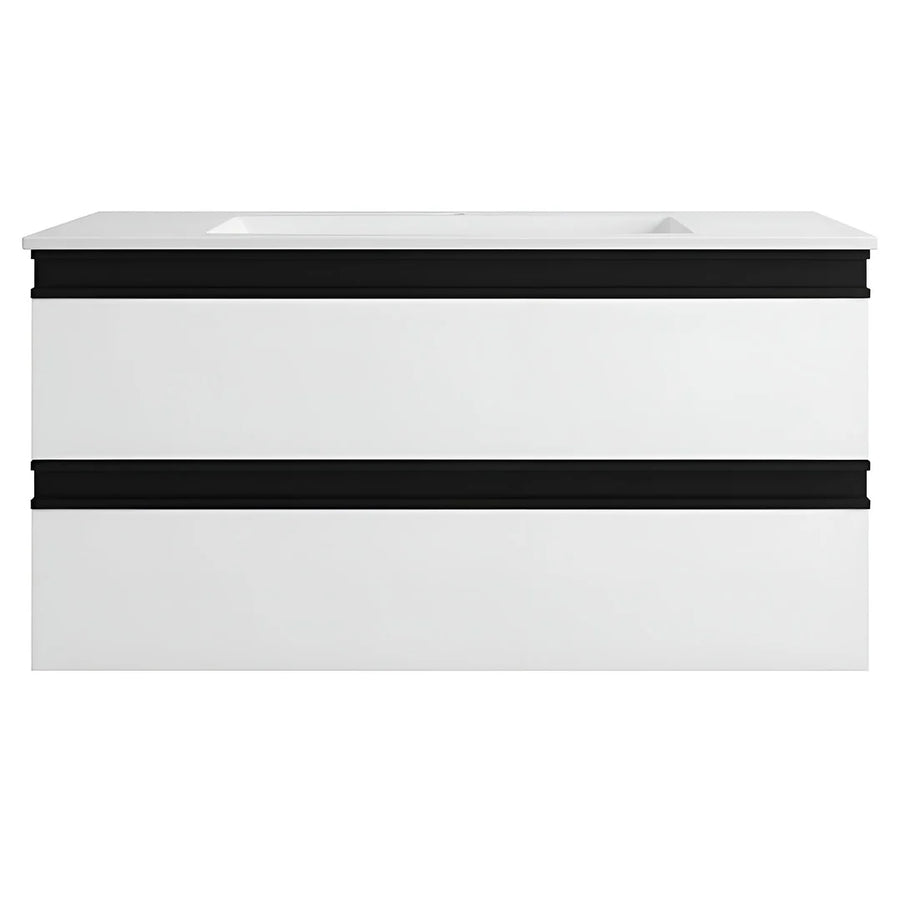 Beroia Furniture Unit with Washbasin 80×46 cm White