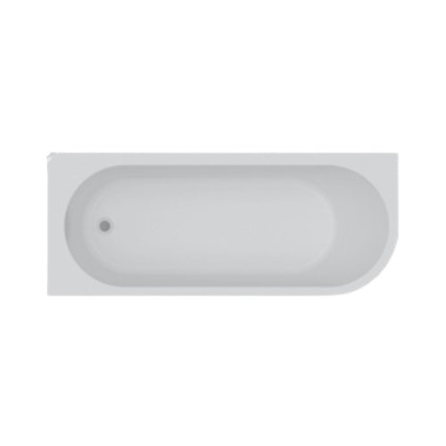 Duravit San Torini Seamless Left Corner Bathtub 170X70 Cm White