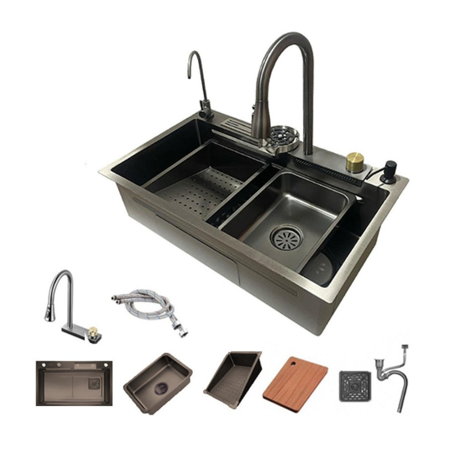 Smart Kitchen Nano X2 Kitchen Sink 76×48 cm