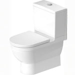 Duravit Starck 3 Floor-Standing Toilet, Vario Outlet, incl. Fixing Set