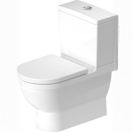 Duravit Starck 3 Floor-Standing Toilet, Vario Outlet, incl. Fixing Set
