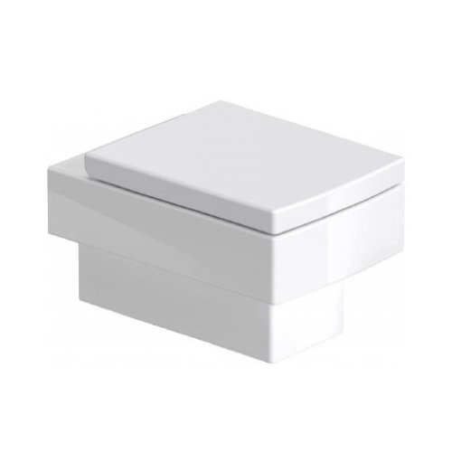 Duravit Vero Wall-Mounted Toilet Seat White