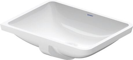 Duravit Starck 3 Undercounter Basin with Overflow, No Tap Hole