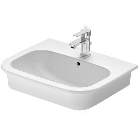 Duravit D-Code Countertop Basin with Overflow & Tap Hole
