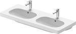 Duravit D-Code Furniture Washbasin with Overflow, 2 Tap Holes