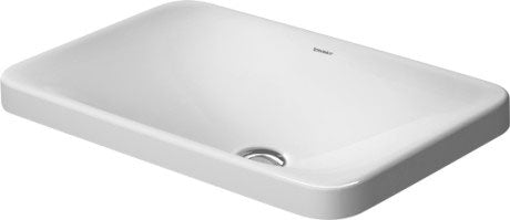 Duravit P3 Comforts Countertop Basin with Overflow, No Tap Hole