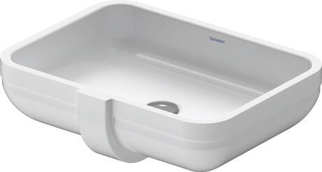 Duravit Happy D.2 Undercounter Basin without Overflow, No Tap Hole