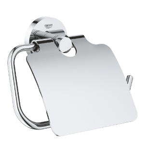Grohe Essentials Toilet Paper Holder with Cover Chrome