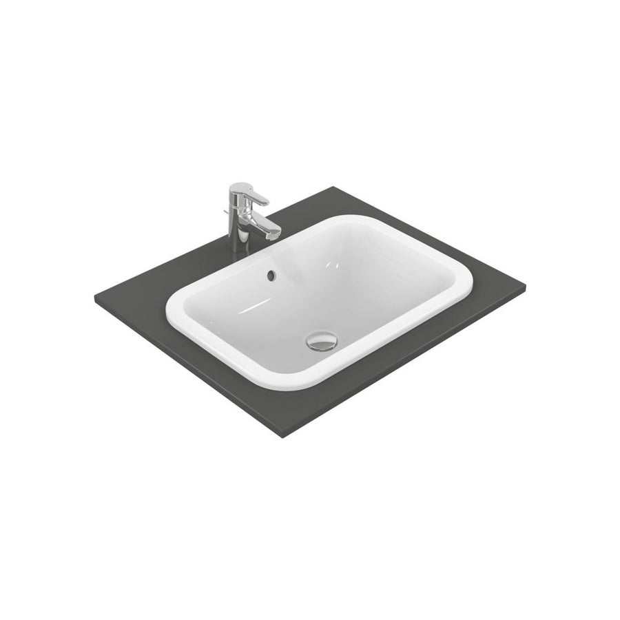 Ideal Standard Connect Over Counter Top Rectangle Bathroom Basin 58x41 cm