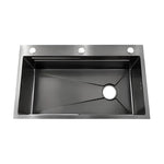 Drop Kitchen Sink 49×39 cm Grey