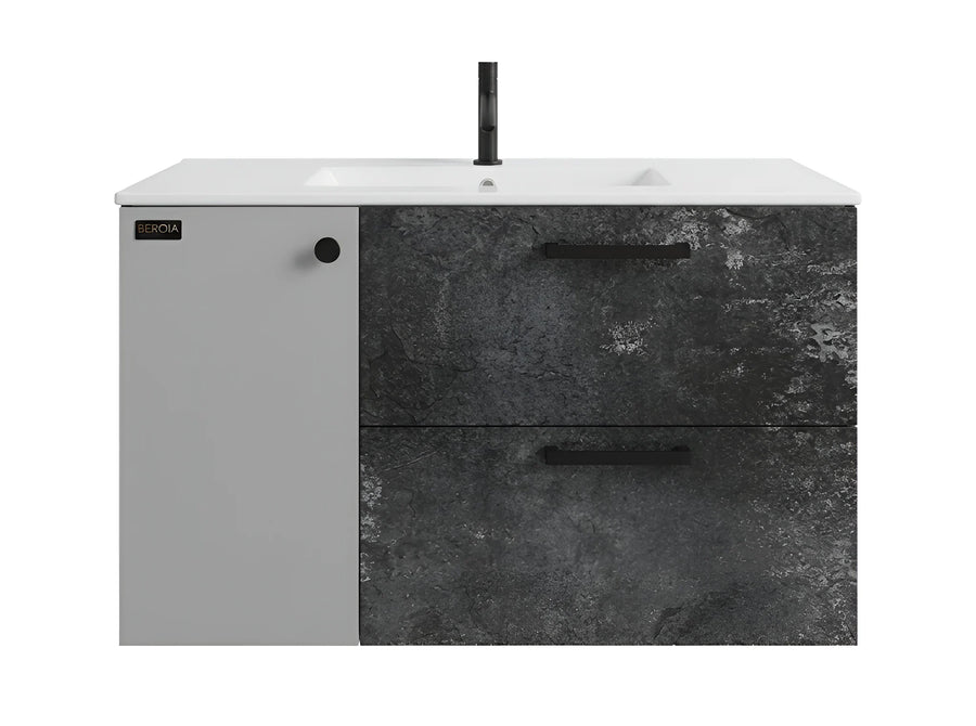 Beroia Furniture Unit with Washbasin 80×46 cm Oxide